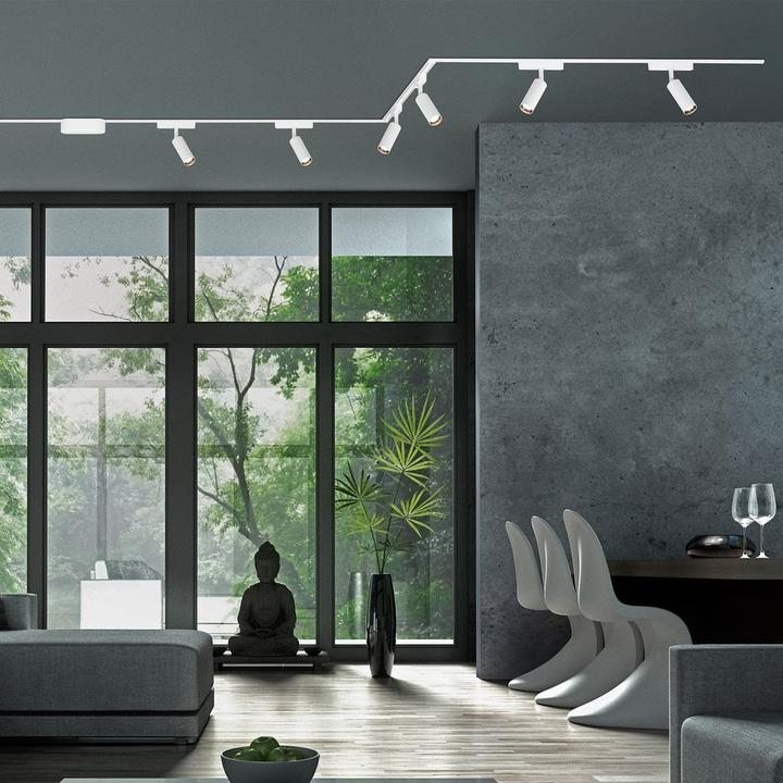 Actual product image Briloner Luxtrail 48V Schienensystem, Set, 5m, Weiss, 8xLED/5W