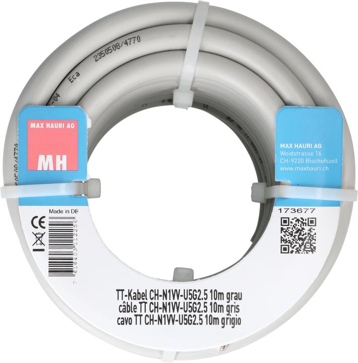 Image du produit Max Hauri Câble TT CH-N1VV-U5G (10 m)