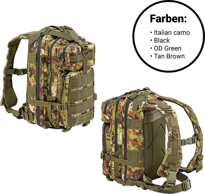 Immagine prodotto Defcon 5 Tactical Backpack (Schwarz) - Militär-Rucksack (35 l)