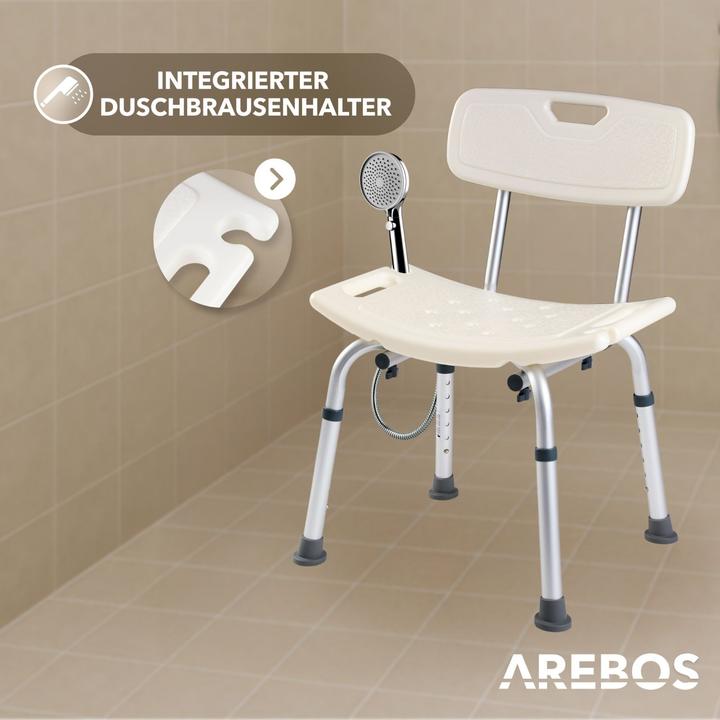 Produktbild Arebos Duschstuhl (100 kg)