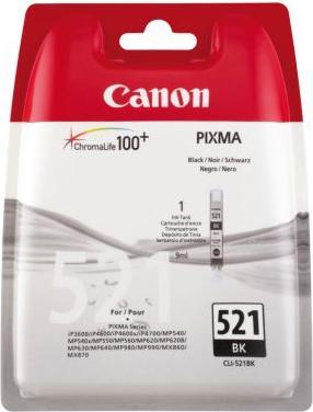 Produktbild Canon CLI-521BK - 9 ml - Schwarz - Original - Blister mit Diebstahlsicherung (BK)