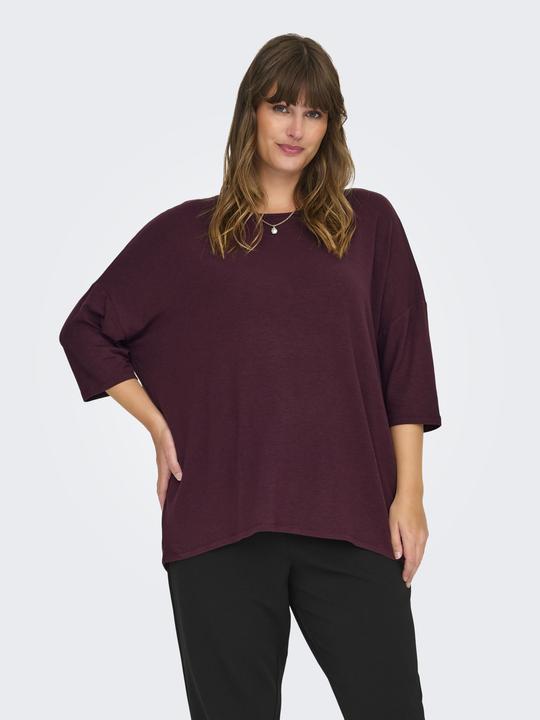 Actual product image Only Loose-fitting curvy top with 3/4-length sleeves Top (S)