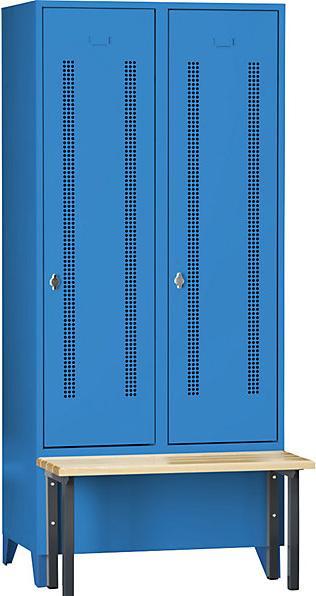 Actual product image Wolf Clothes locker with bench in front (80 cm, 185 cm)