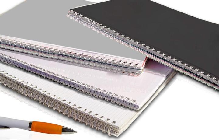 Actual product image Peach Wire binder spine 14mm silver