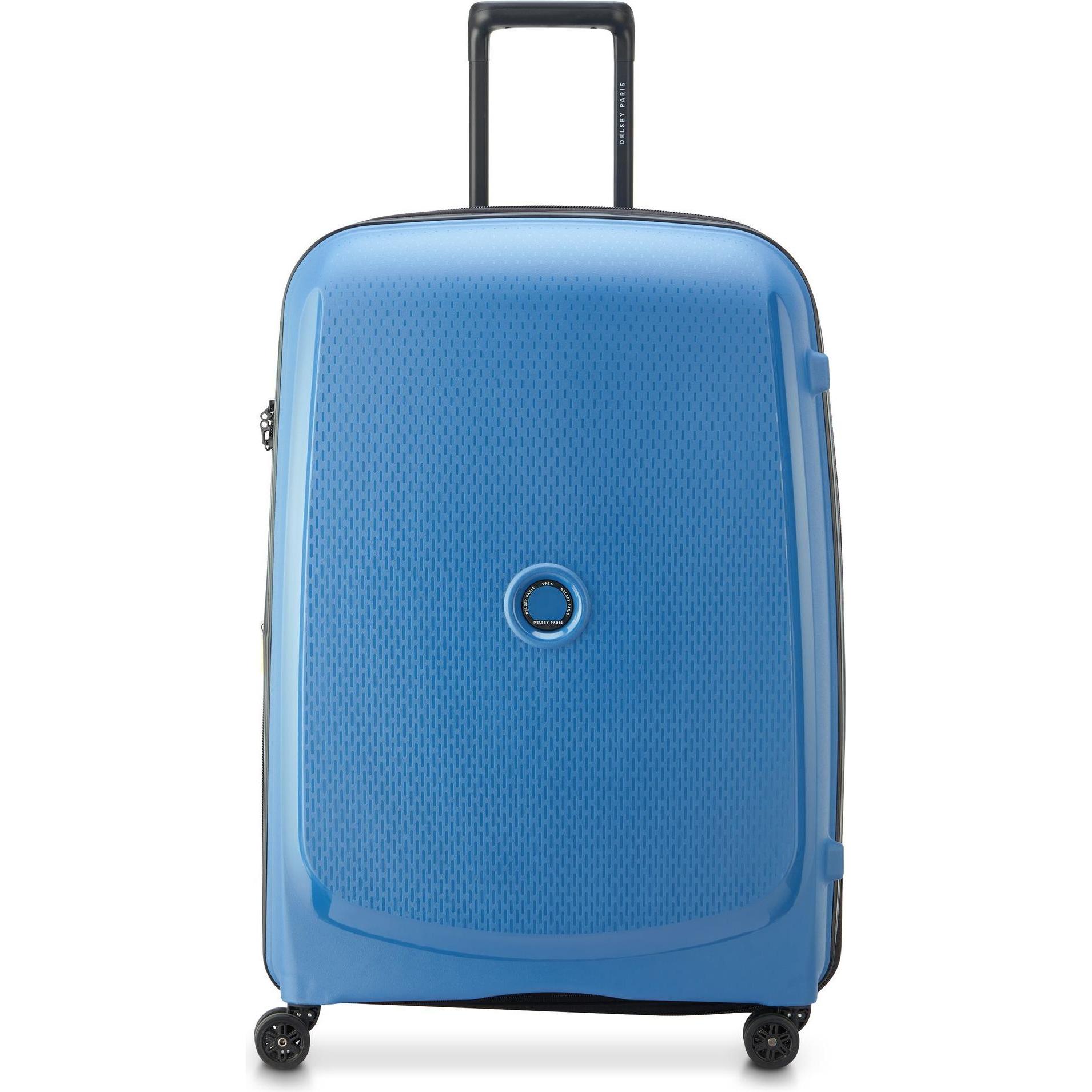 Delsey Blu Valigia, Trolley Belmont Plus A 4 Ruote L 76 Cm Con Piega Ad Espansione, (110 L)