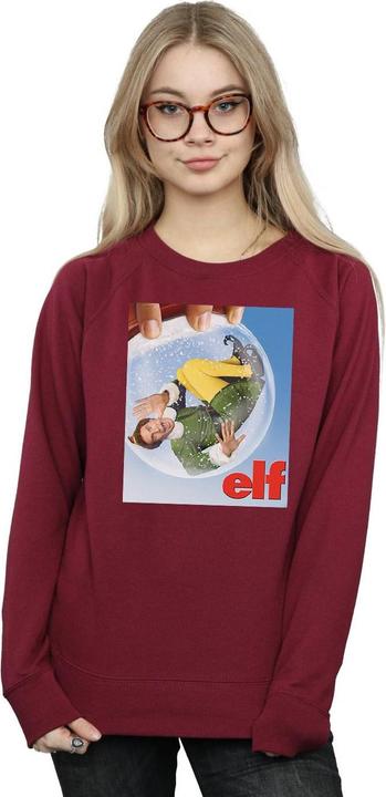Actual product image Elf Womens/Ladies Snow Globe Poster Sweatshirt (XL)