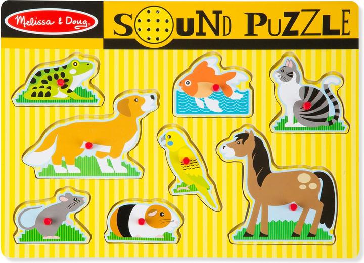 Produktbild Melissa & Doug Haustiere mit Sound (8 Teile)