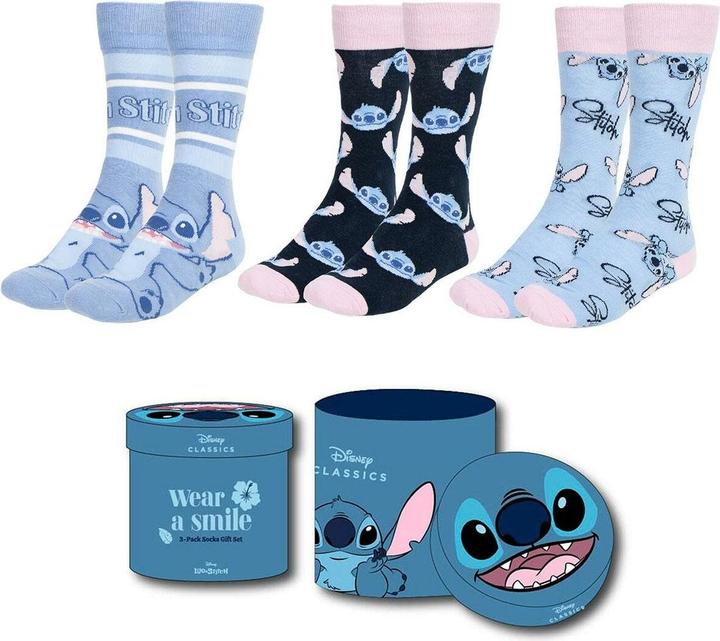 Immagine prodotto Cerda STITCH - Head - Confezione da 3 paia di calze (misura 36-43) (confezione da 3, 36, 43)