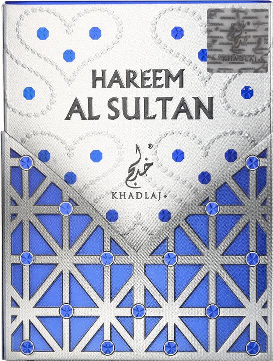 Actual product image Khadlaj Hareem Sultan Blue - concentrated perfumed oil without alcohol - 35 ml (Extrait De Parfum, 35 ml)