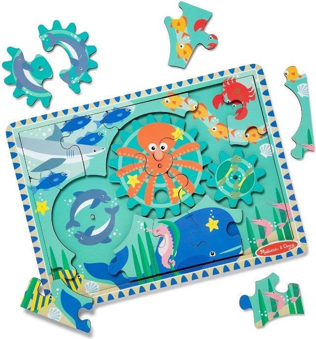 Immagine prodotto Melissa & Doug Melissa e Doug - Puzzle di attrezzi subacquei in legno - (31003) (18 pezzi)