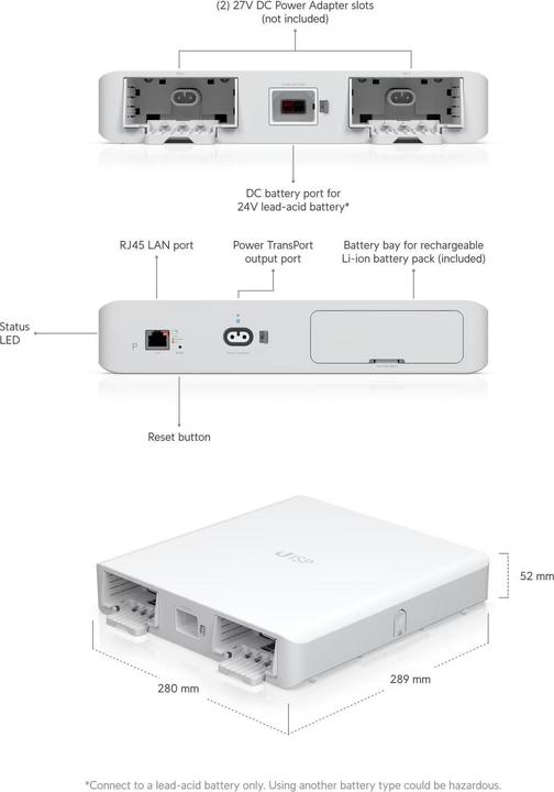 Produktbild Ubiquiti UISP Power (100 VA, 100 W)