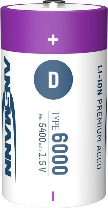 Produktbild Ansmann Premium Rechargeable (2 Stk., D, 6000 mAh)