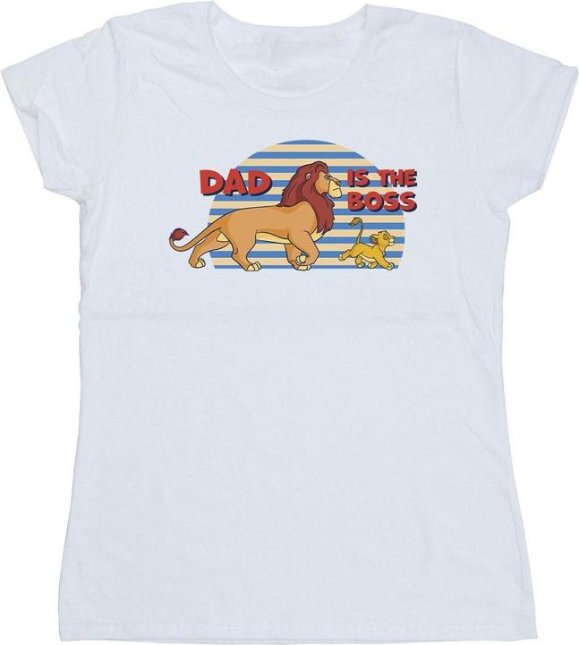 Actual product image Disney Womens/Ladies The Lion King Dad Boss Cotton T-Shirt (S)