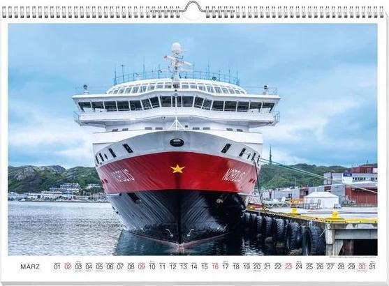 Image du produit Calendrier Hurtigruten Premium 2025 (60 x 42 cm)