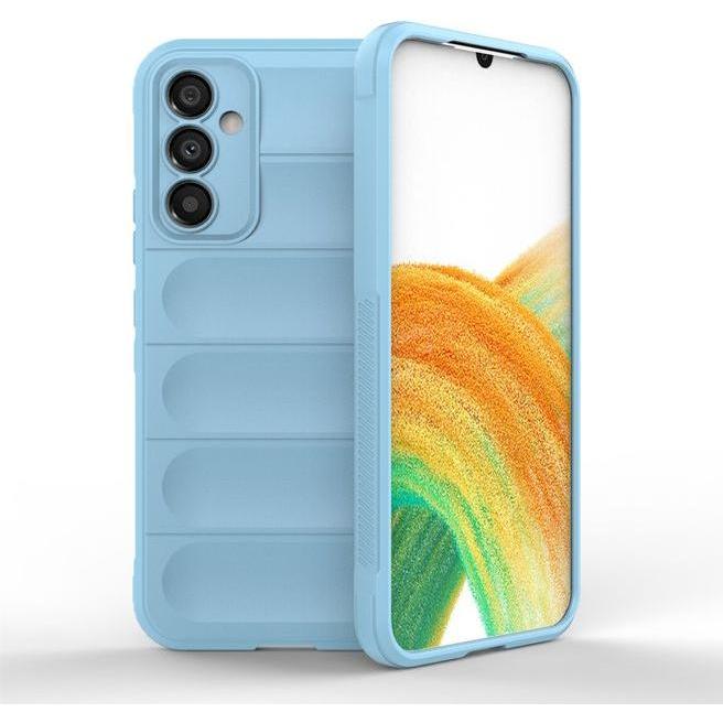 MU Classic Softcase TPU Rugged Series (Samsung Galaxy A34 5G), Smartphone Hülle, Blau