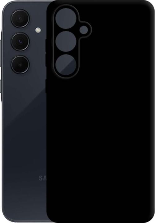 Actual product image 3MK Silicone Case for Samsung Galaxy A35 5G - Black (Samsung Galaxy A35)