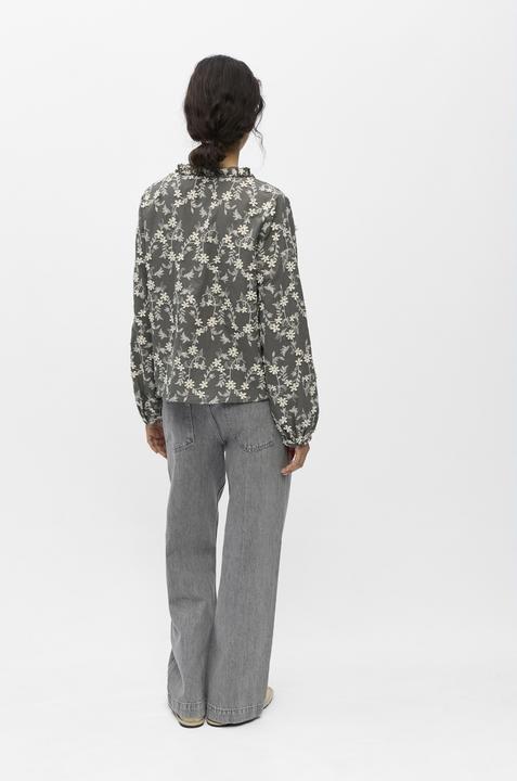 Produktbild Object Bestickte V-Ausschnitt Bluse (38)