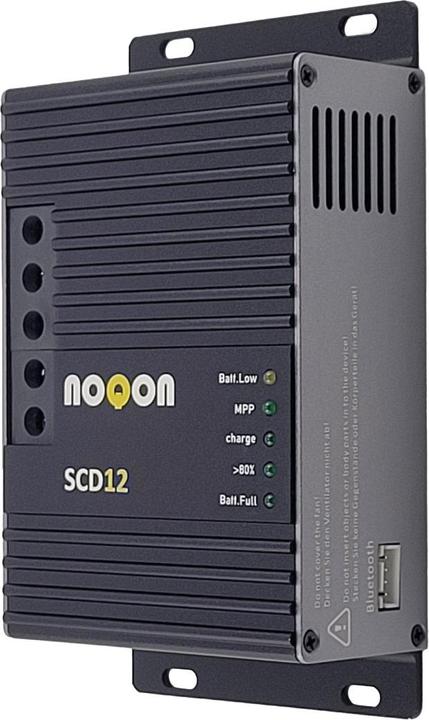 Actual product image Noqon SCD12 MPPT Solar-Laderegler Dual 12V 165Wp 50V 12A