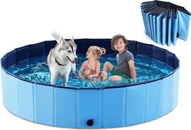 MU Style Milow Series Faltbarer Hundepool mit rutschfestem Boden (Hundepool)