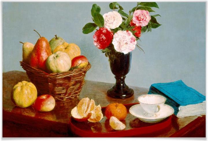 Image du produit Trenddeko Fantin-Latour - Nature morte (90 x 60 cm)