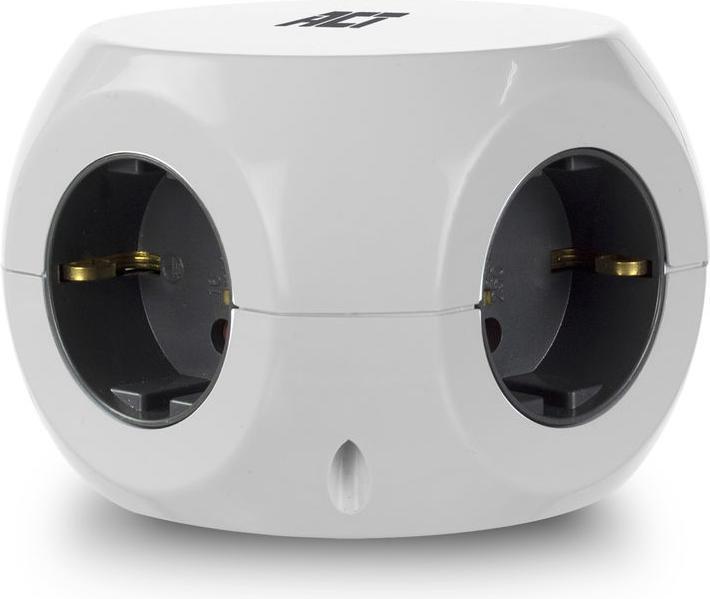 Produktbild ACT Power socket cube (PDU) with 3 sockets type F, 3 USB-A ports, 3m