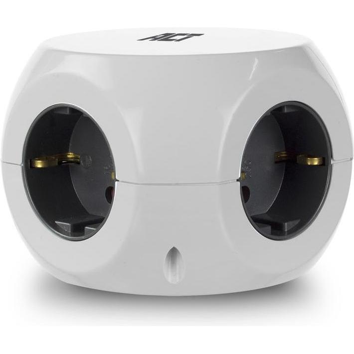 Thumbnail - ACT Power socket cube (PDU) with 3 sockets type F, 3 USB-A ports, 3m, USV Zubehör