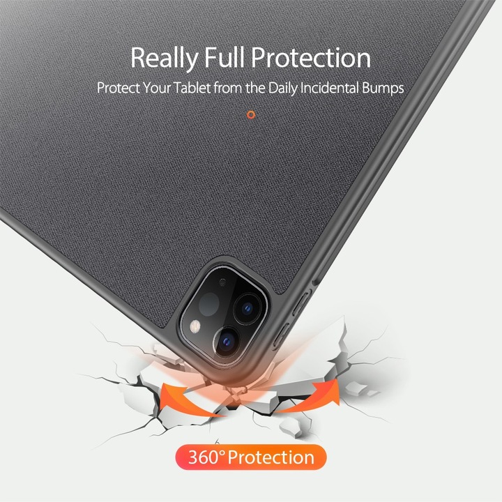 Image du produit Dux Ducis Domo Smart Case à trois volets (iPad Pro 12.9 2021 (5ème génération), iPad Pro 12.9 2022 (6e génération))