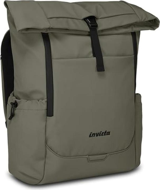 Immagine prodotto Invicta Zaino pieghevole con tasche PC, porta borraccia e base rinforzata per ufficio e università (32 l)