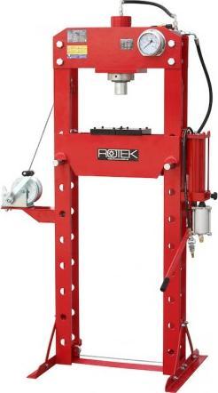 Rotek - Werkstattpresse WZWP-030MPV 30T pneumat. - adjust.