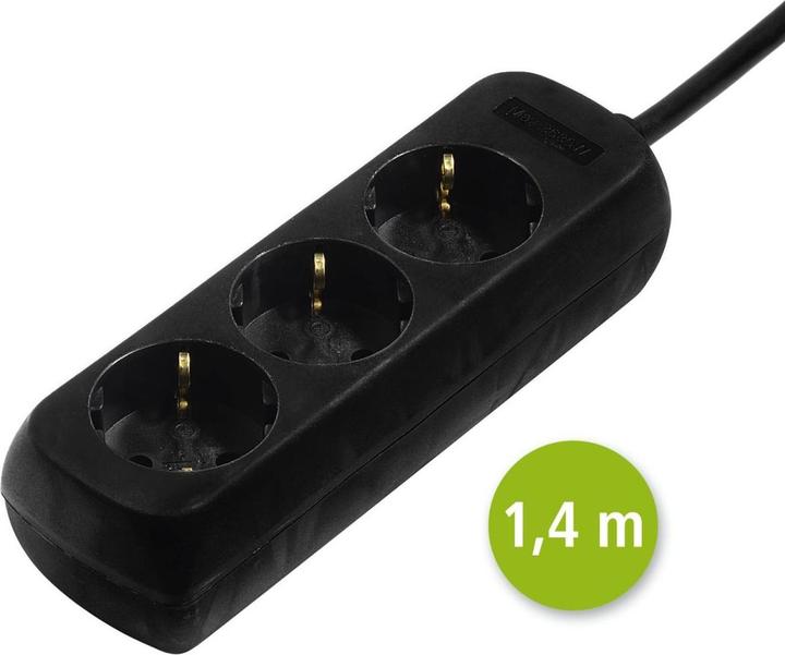 Actual product image Hama Distribution Panel 3-Way 45° (3x, 1.40 m)