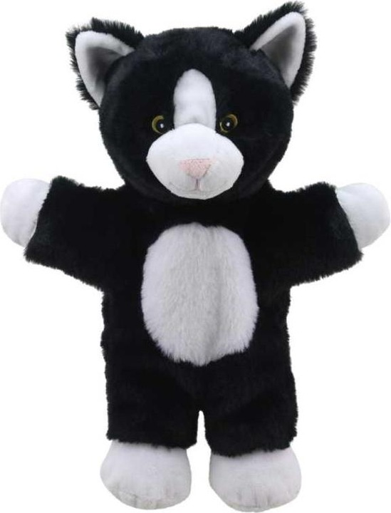 Produktbild The Puppet Company Handpuppe Öko Katze schwarz-weiss