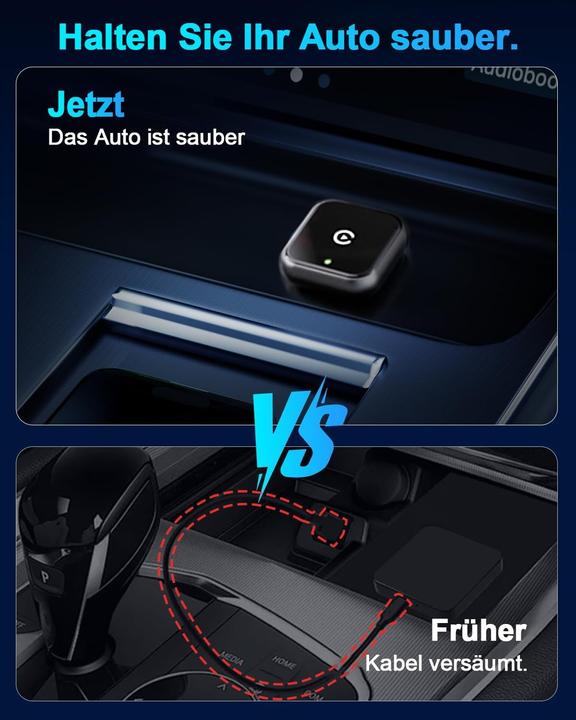 Produktbild Mynoveex 2-in-1 Wireless Adapter für CarPlay/Android Auto