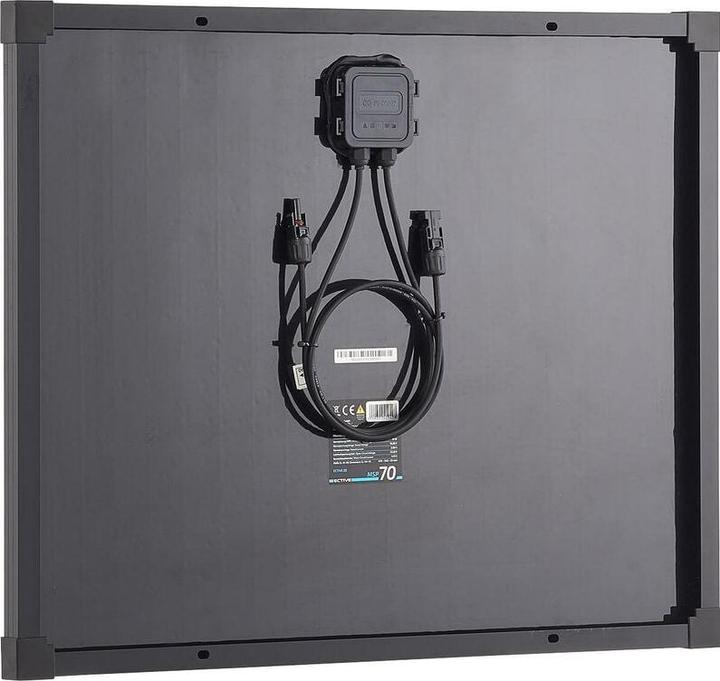 Produktbild Ective Solarpanel 70W 12V mono Solarmodul Solarzelle PV Modul Solar Photovoltaik (70 W, 4.10 kg)