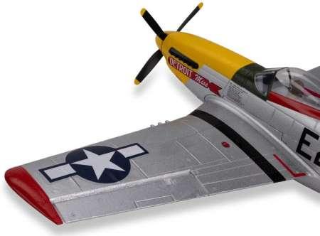 Produktbild E-Flite FLUGZEUG UMX P-51D Mustang 493mm BNF Basic Basic - Detroit Miss (Warbird)