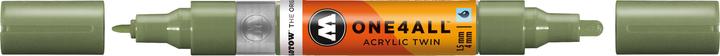 Produktbild Molotow Marqueur pour Maquettes - One4All Twin - Acrylique Amazone Clair - 1,5/4mm - -205 - 15 cm (Amazonas Hell, 4 mm, 1 x)
