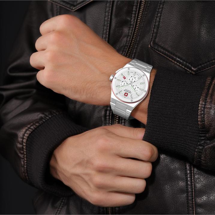 Produktbild Swiss Military Hanowa Herrenuhr (Chronograph, 43 mm)