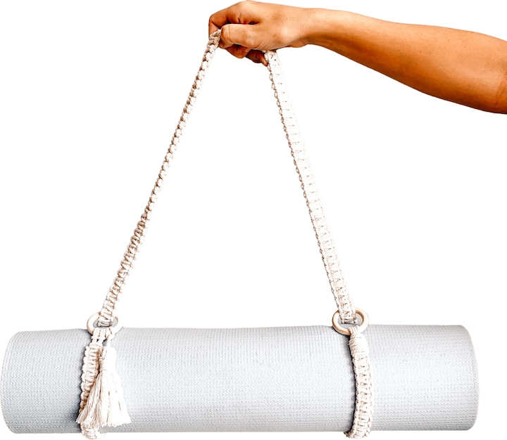 Actual product image Sasak Market Strap for yoga mat macrame