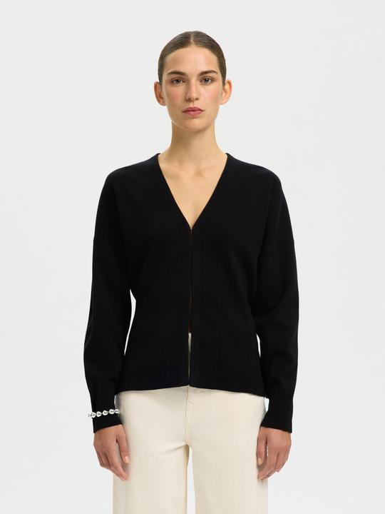 Actual product image Selected Baumwoll Strickjacke (L)