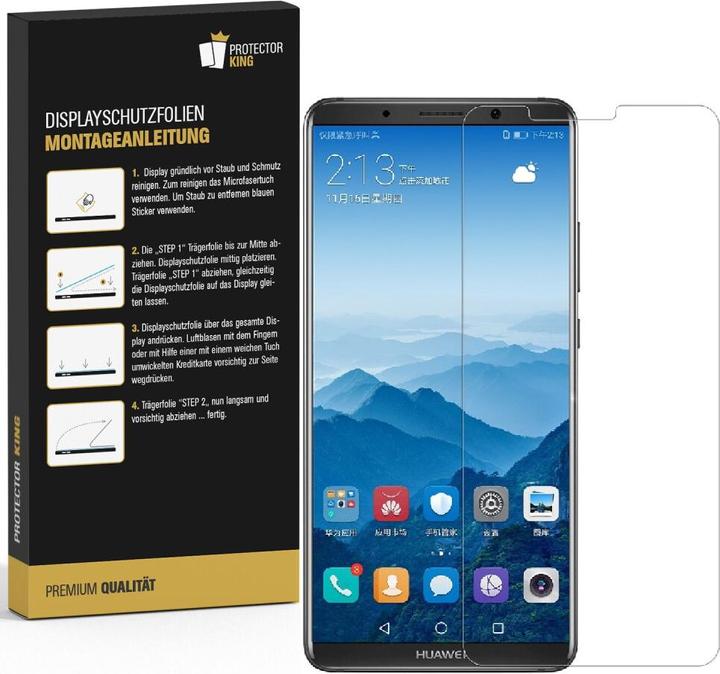Actual product image Protectorking 3x Panzerfolie Anti-Shock HD Klar (3 Piece, Mate 10 Pro)
