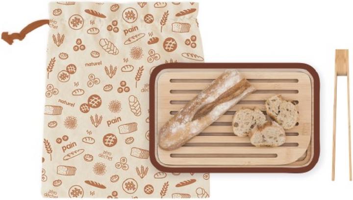 Produktbild Pebbly Bäcker-Set (Brotschneidebrett, Toastzange, Brotbeutel