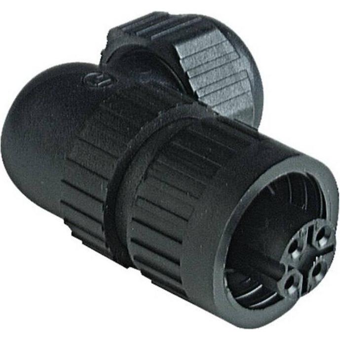 Thumbnail - Hirschmann Steckverbinder für Netzspannun, Elektronikkabel + Stecker, Schwarz