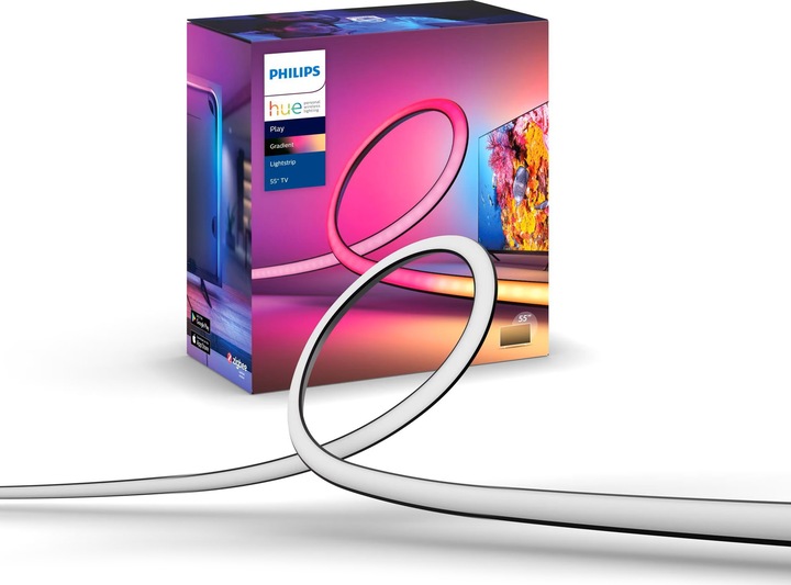 Actual product image Philips Hue Play Gradient Lightstrip 75" (RGBW, 304 cm, Indoor)