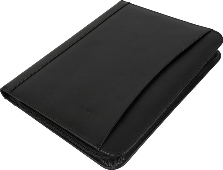 Image du produit Soennecken Porte-bloc DÜSSELDORF Dimensions : 34 x 27 x 4 cm (l x h x p) Matériau : similicuir Couleur : noir (A4, 1 x)