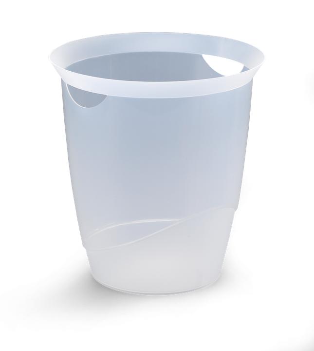 Actual product image Durable TREND wastepaper bin Dimensions: 31.5 x 33 cm (Ø x H) Volume: 16 l Material: polypropylene (16 l)