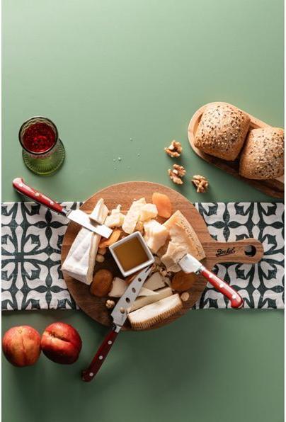 Productafbeelding Berkel Schneidebrett Akazie + 3 Käsemesser