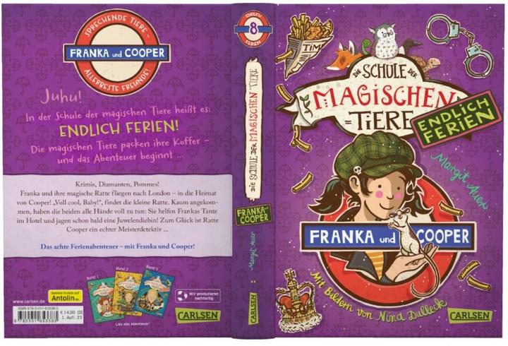 Produktbild Die Schule der mag Tiere Endlich Ferien - Franka und Cooper (Margit Auer, Deutsch)