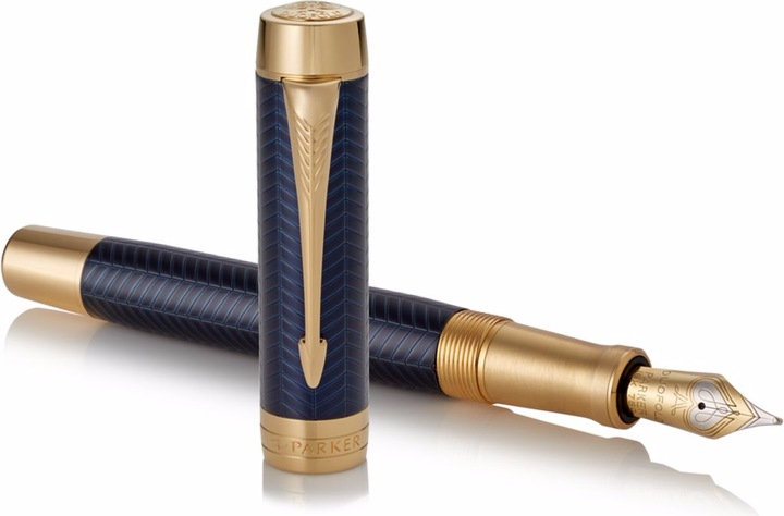 Produktbild Parker Pen Duofold Prestige Blue Chevron (Schwarz, 1 x)