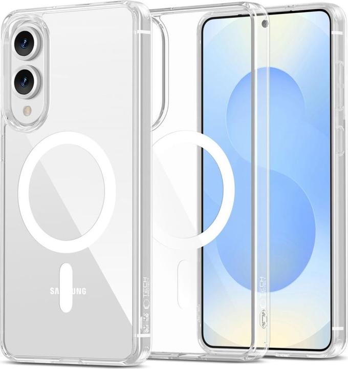 Actual product image Tech-Protect FlexAir Hybrid MagSafe Case for Samsung Galaxy S25 Edge - Clear (Samsung Galaxy S25 Edge)