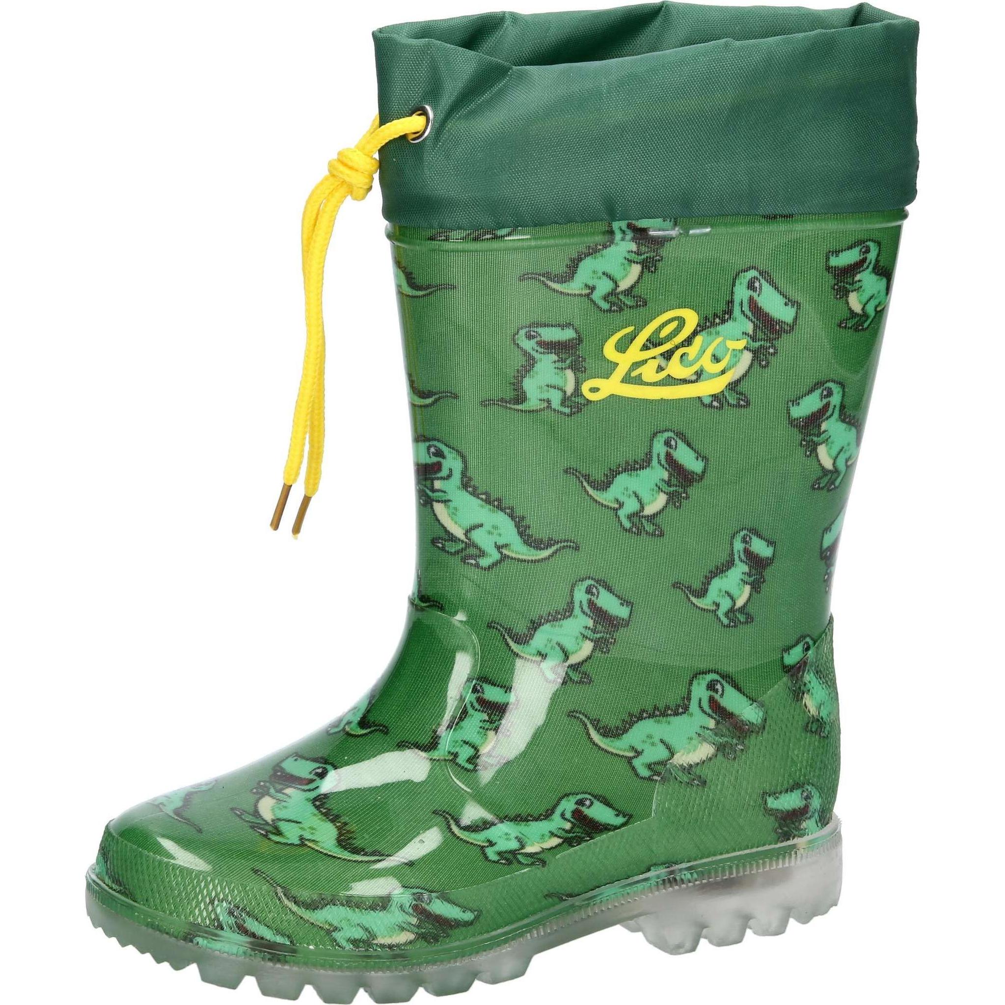 Lico, Jungen, Gummistiefel, Power Blinky, Grün, (25)