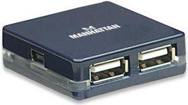 Produktbild Manhattan 4 Port USB 2.0-Hub (USB-A, 4 Ports)